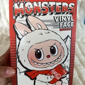 Coca-Cola The Monsters Vinyl Face Stuffed Animal - White and Red